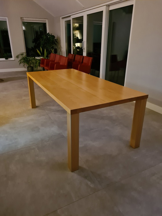 Image 1 of Solid Beech Dining Room Table 210X100