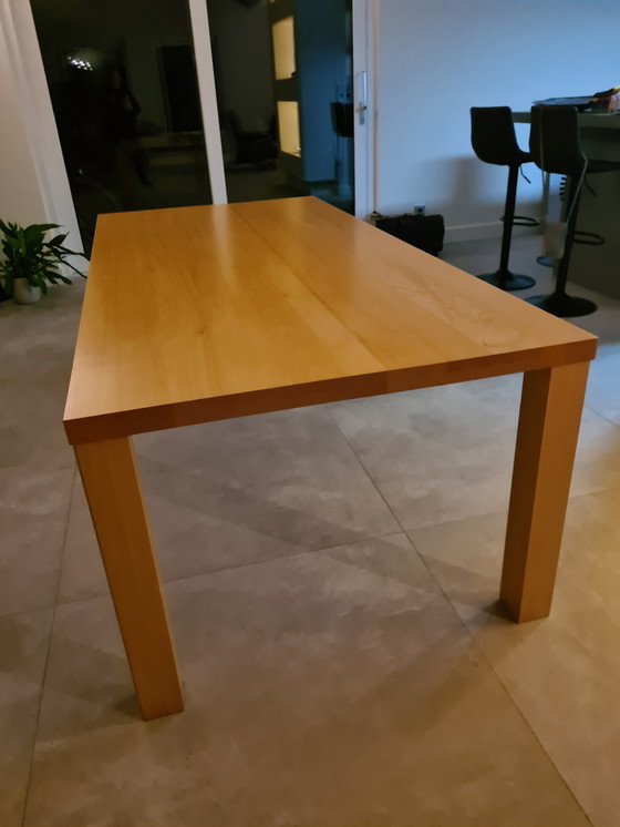 Image 1 of Solid Beech Dining Room Table 210X100