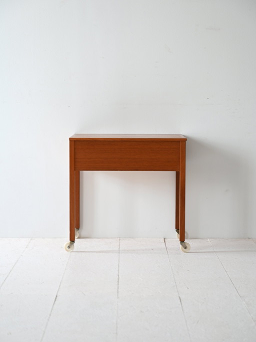 Scandinavian 1950s Teak Cabinet with Compartments