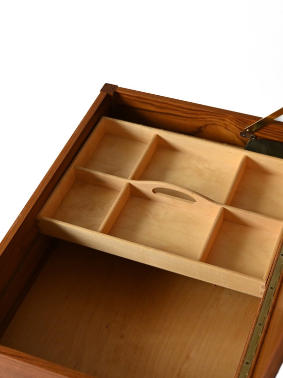 Image 1 of Mobiletto scandinavo in teak con scomparti, anni '50