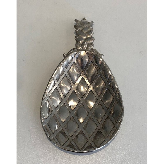 Image 1 of Vintage silver plated pocket pineapple, France 1970