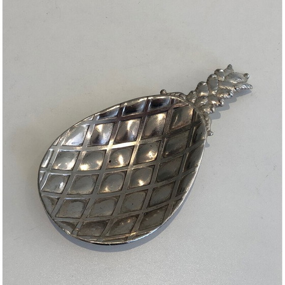 Image 1 of Vintage silver plated pocket pineapple, France 1970