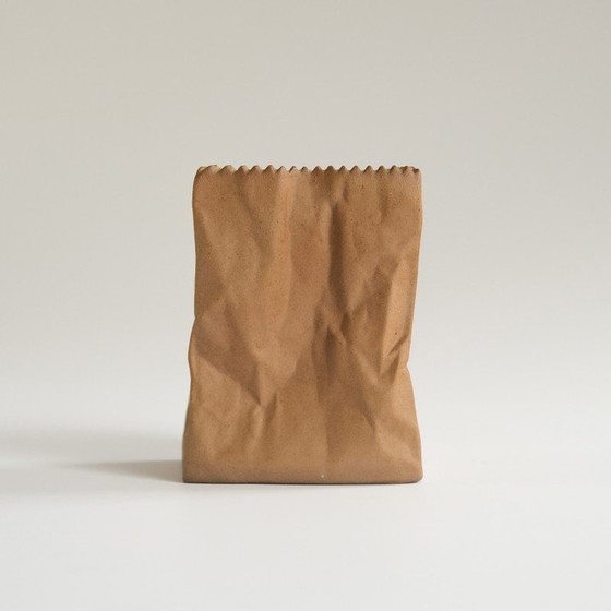 Image 1 of Vintage “Paper Bag” vase by Tapio Wirkkala for Rosenthal, Germany 1970