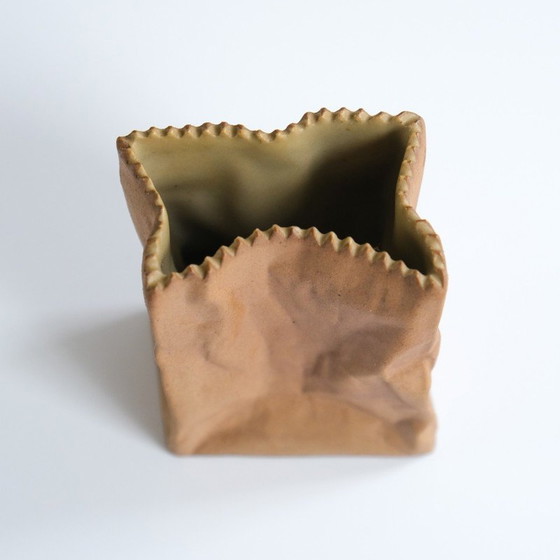 Image 1 of Vintage “Paper Bag” vase by Tapio Wirkkala for Rosenthal, Germany 1970