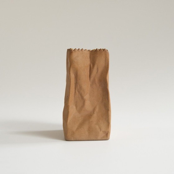 Image 1 of Vintage “Paper Bag” vase by Tapio Wirkkala for Rosenthal, Germany 1970