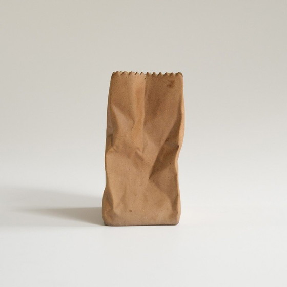 Image 1 of Vintage “Paper Bag” vase by Tapio Wirkkala for Rosenthal, Germany 1970