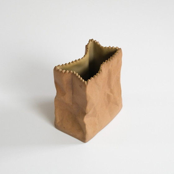 Image 1 of Vintage “Paper Bag” vase by Tapio Wirkkala for Rosenthal, Germany 1970