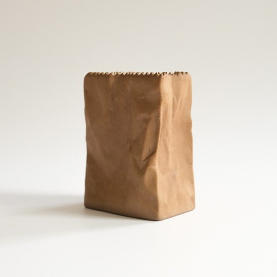 Image 1 of Vintage “Paper Bag” vase by Tapio Wirkkala for Rosenthal, Germany 1970