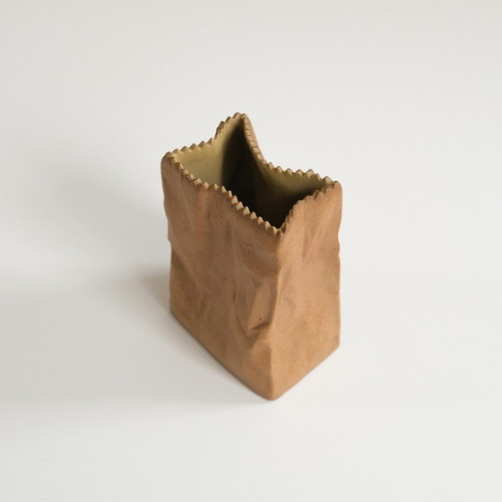 Image 1 of Vintage “Paper Bag” vase by Tapio Wirkkala for Rosenthal, Germany 1970