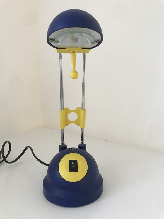 Image 1 of Vintage 1980s Memphis-Style Design Lamp, Pop-Art Desk Lamp