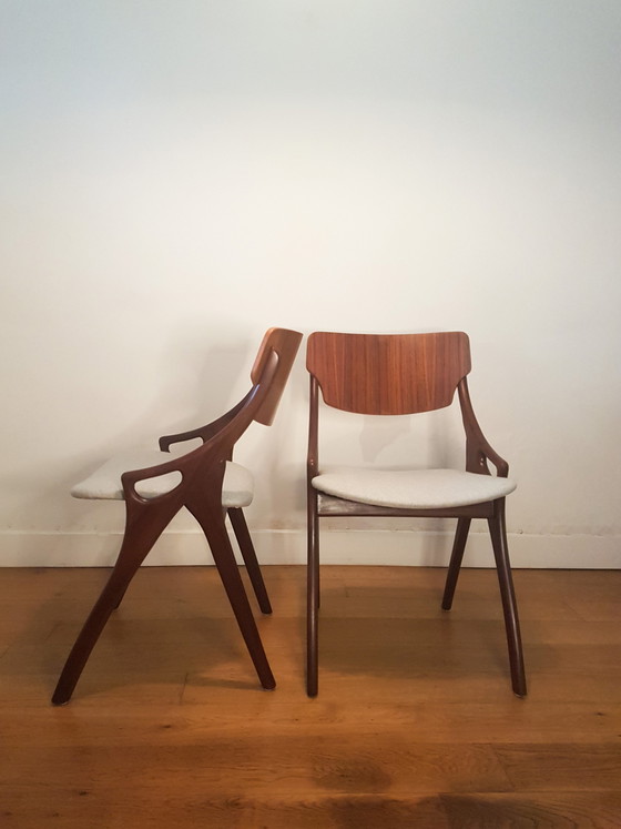 Image 1 of 6x dining chairs by Arne Hovmand Olsen