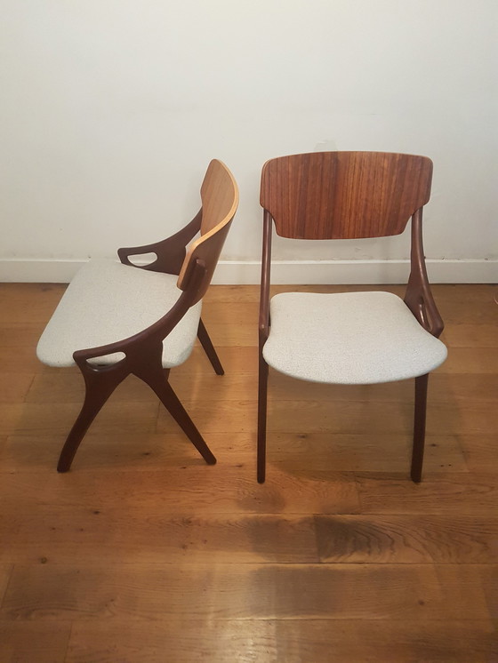 Image 1 of 6x dining chairs by Arne Hovmand Olsen