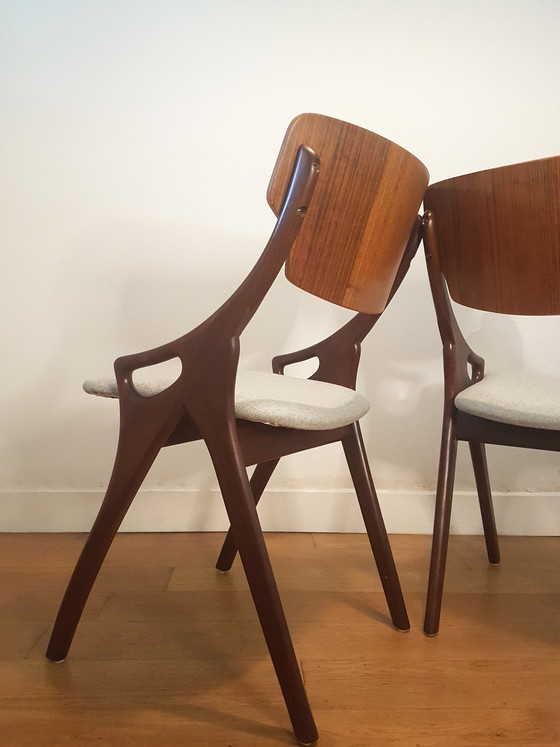 Image 1 of 6x dining chairs by Arne Hovmand Olsen