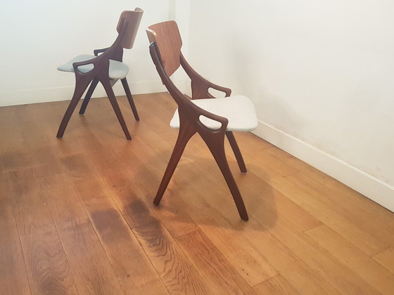 Image 1 of 6x dining chairs by Arne Hovmand Olsen