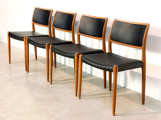 Image 1 of Niels Moller model 80 dining chairs