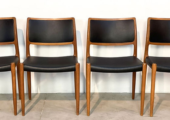 Image 1 of Niels Moller model 80 dining chairs