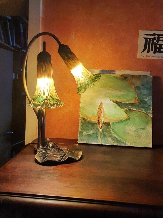 Image 1 of Art Nouveau table lamp by Gerstenberg