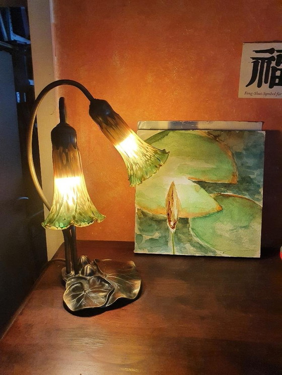 Image 1 of Art Nouveau table lamp by Gerstenberg