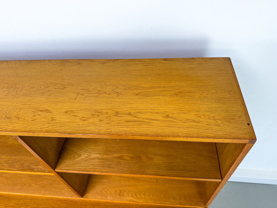 Image 1 of Two-piece oak cabinet by Brouer, 1960s