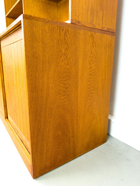 Image 1 of Two-piece oak cabinet by Brouer, 1960s