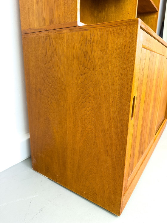 Image 1 of Two-piece oak cabinet by Brouer, 1960s