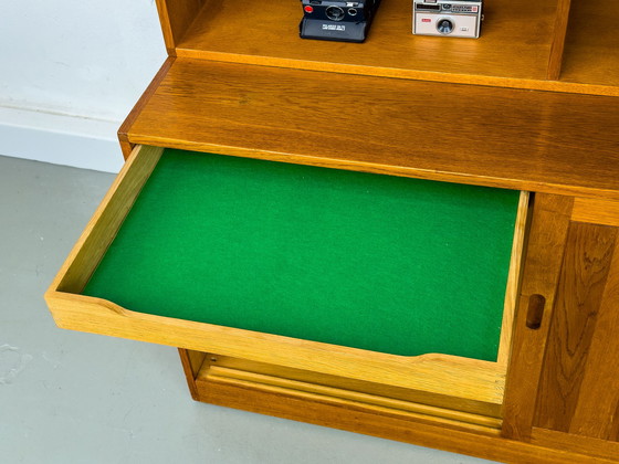 Image 1 of Two-piece oak cabinet by Brouer, 1960s