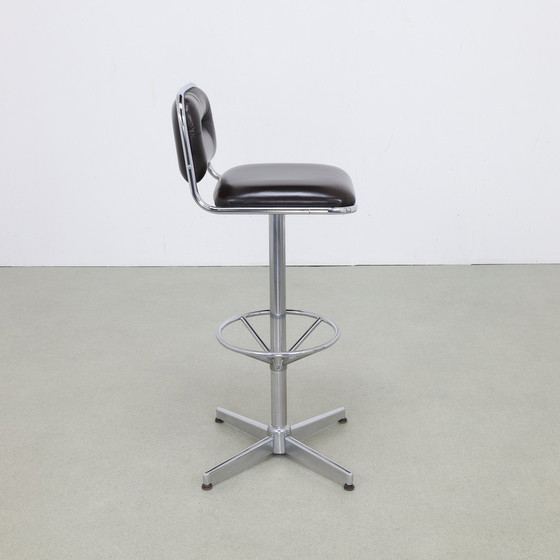 Image 1 of 5x Bar Stool in Chrome 1970s