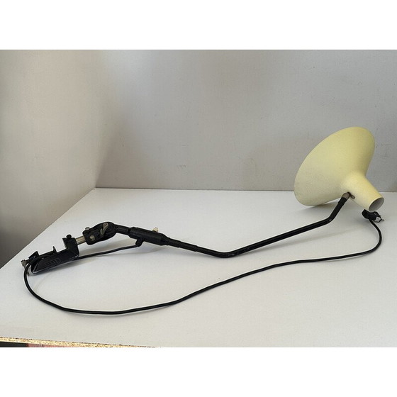 Image 1 of Lampada vintage in metallo con graffette di Jjm Hoogervorst per Anvia, 1960