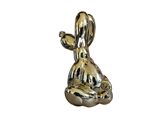 Sitting Balloon Dog In Gold