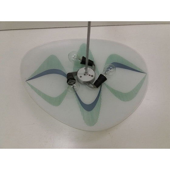 Image 1 of Mid-century glass pendant Napako 1960s