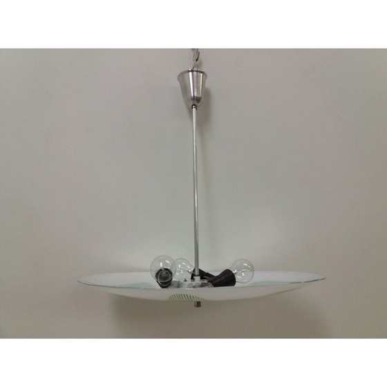 Image 1 of Mid-century glass pendant Napako 1960s