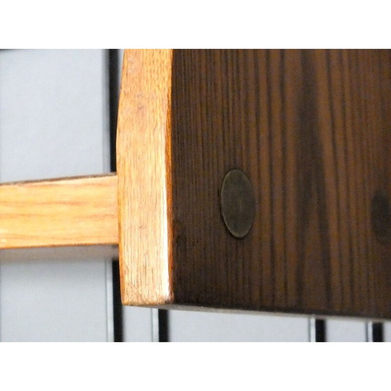 Image 1 of Vintage black lacquered iron wall bookcase with five adjustable shelves from the PFR studio by Gio Ponti, 1950