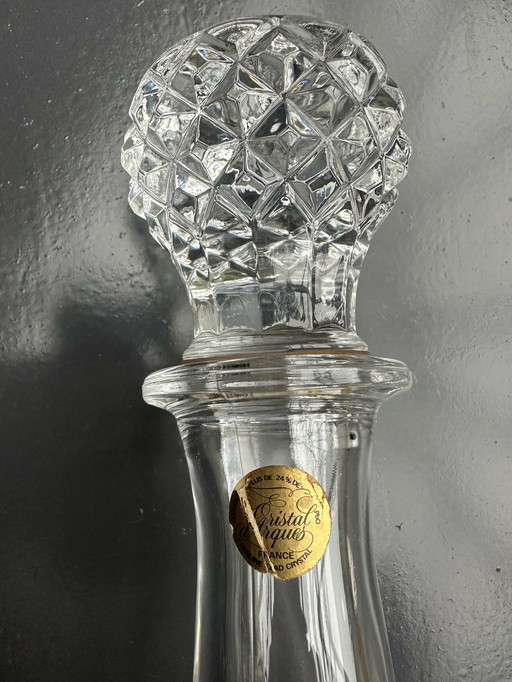 Cristal d'Arques decanter Longchamps model