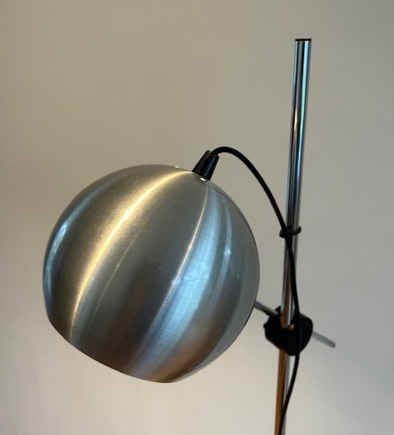 Image 1 of Retro Chrome Floor Lamp