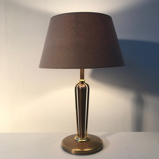 Image 1 of Lampada da tavolo Regency in bronzo/ottone