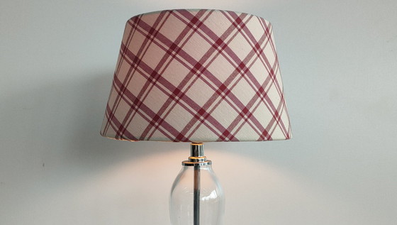 Image 1 of Lampada da tavolo in vetro dal design retrò, lampada da notte