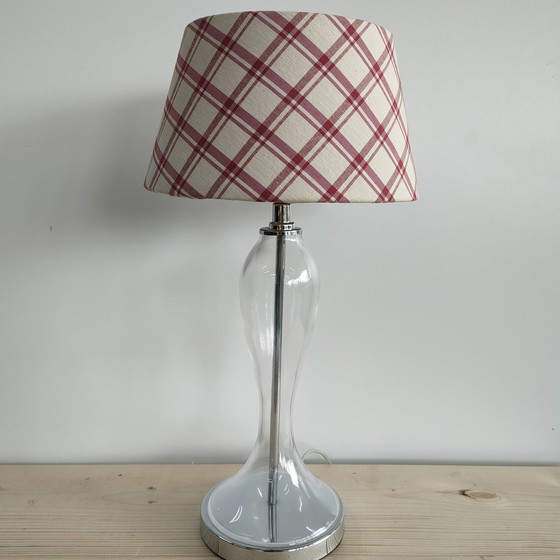 Image 1 of Lampada da tavolo in vetro dal design retrò, lampada da notte