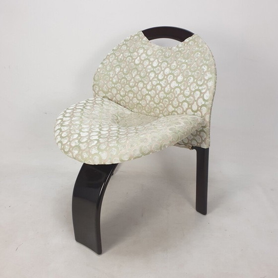 Image 1 of Set of 4 vintage chairs by Giovanni Offredi Sail for Saporiti, Italy 1973