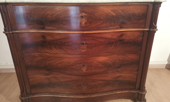 Image 1 of Louis Phillip Chest of Drawer