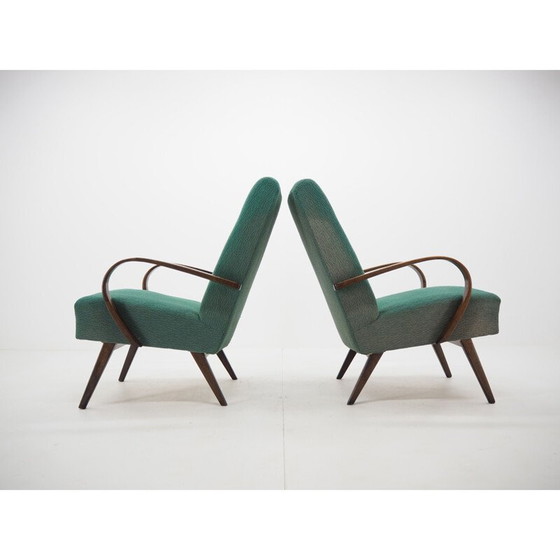 Image 1 of Sillones Midcentury de Jindřich Halabala, Checoslovaquia, años 60