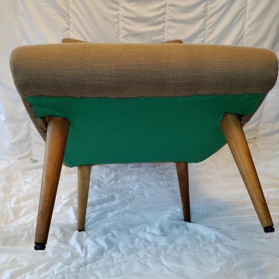 Image 1 of Fauteuil G.J. Van Os, années 1950, retapissé