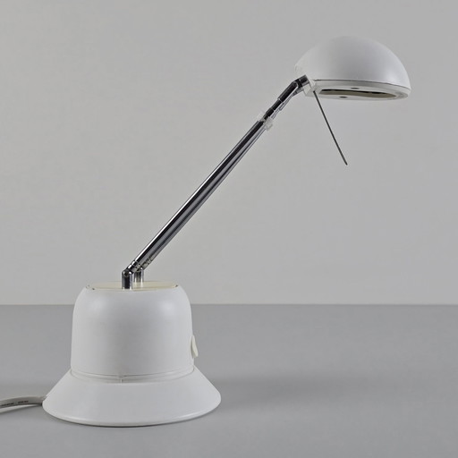 Postmodern Design - Vintage Massive Adjustable Telescopic Antenna Desk Lamp - Retro Table Lamp - Memphis Design - Belgium, 1980S