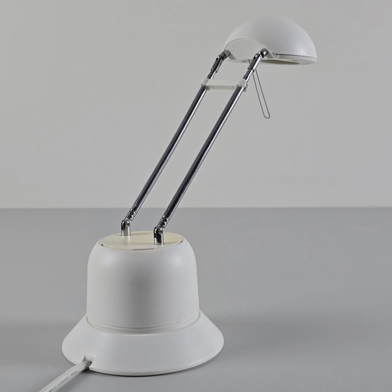 Image 1 of Postmodern Design - Vintage Massive Adjustable Telescopic Antenna Desk Lamp - Retro Table Lamp - Memphis Design - Belgium, 1980S