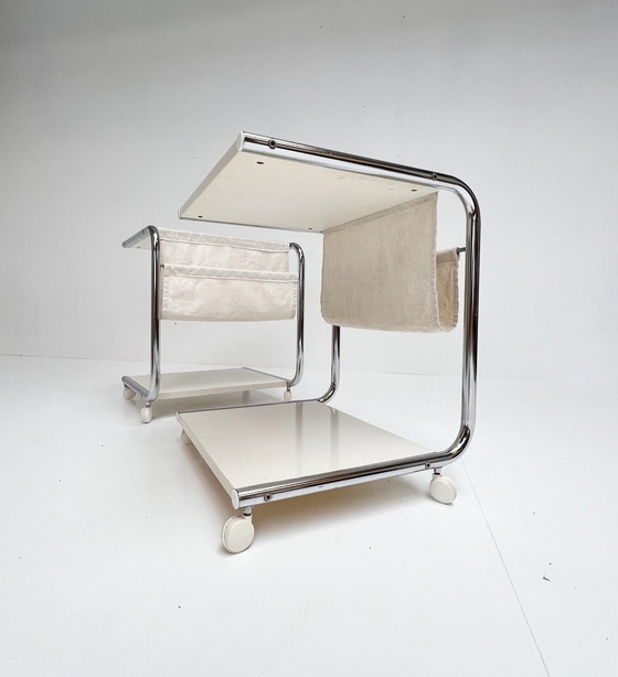 Image 1 of Set Of 2 Scandinavian Side Tables Or Nightstands, 1980'S