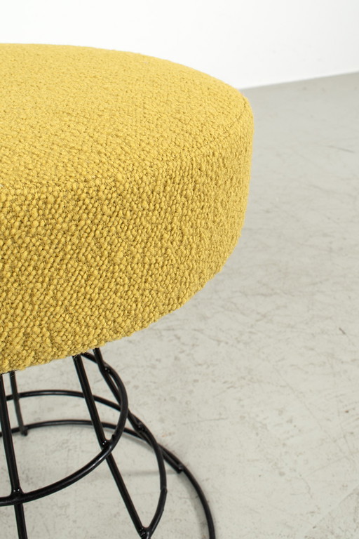 Wire frame stool