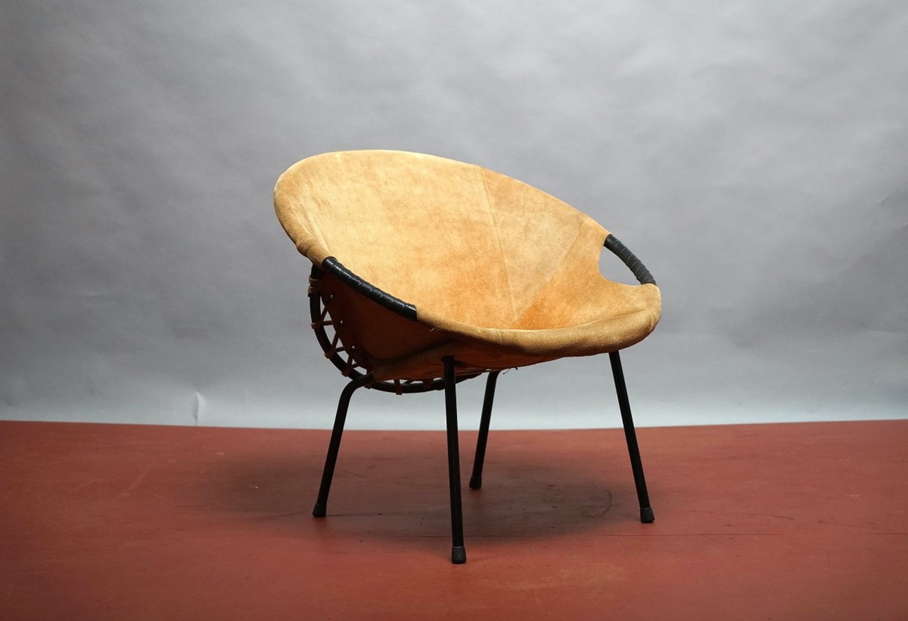 Vintage Balloon Chair by Lusch Co