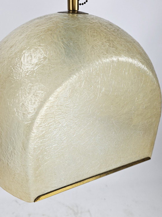 Image 1 of pendant lamp Italian design of fiberglass 60s/70s