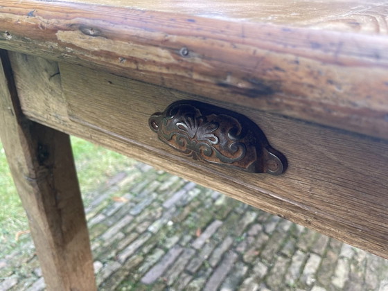 Image 1 of Country Farmers Table Dining Table Work Table Farmers Table French