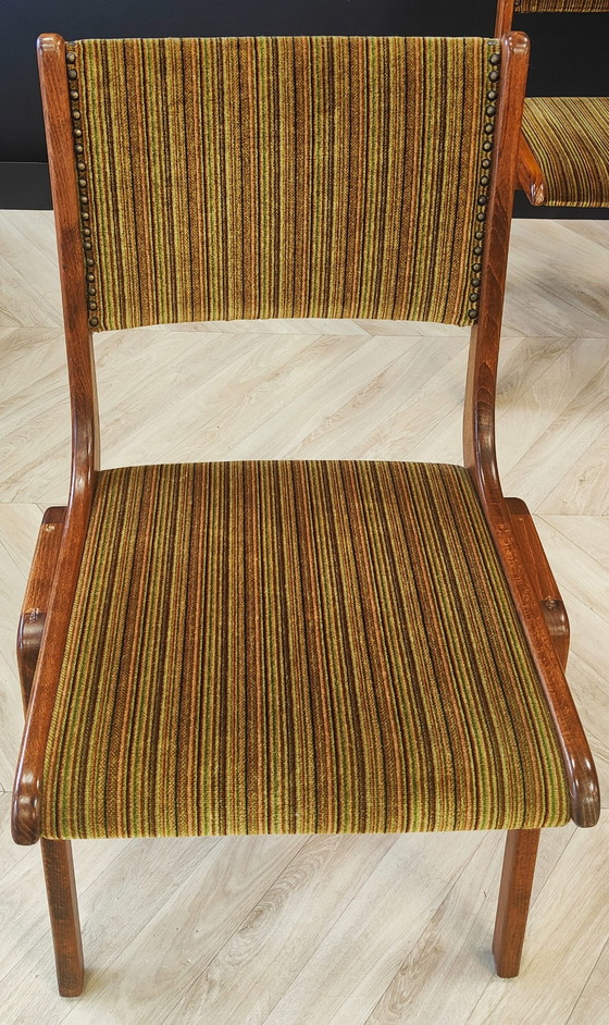 Image 1 of 4x Mid Century dining table chair