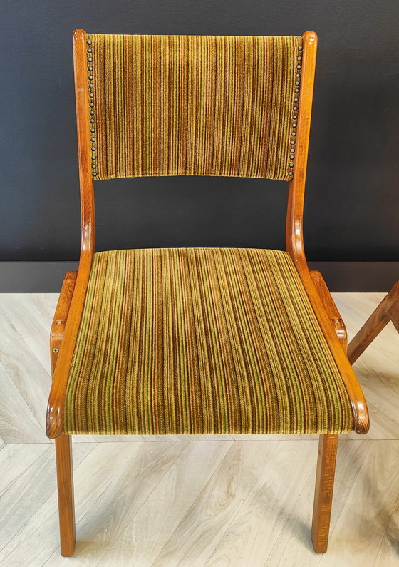 Image 1 of 4x Mid Century dining table chair